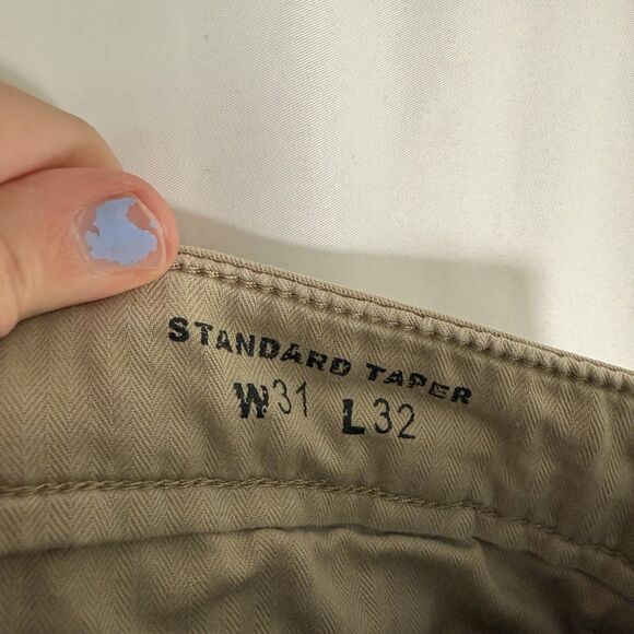 Levis XX Chino Pants Men's 31x32 Brown Standard Fit Tapered Cotton Blend - Picture 7 of 13